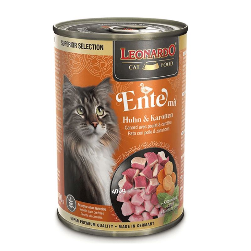 Leonardo Lata Pato y Zanahoria 400g