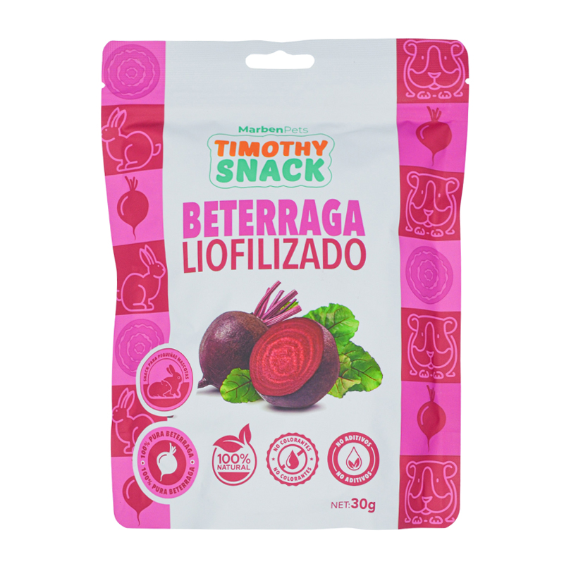 Timothy Snacks Liofilizado Beterraga 30g