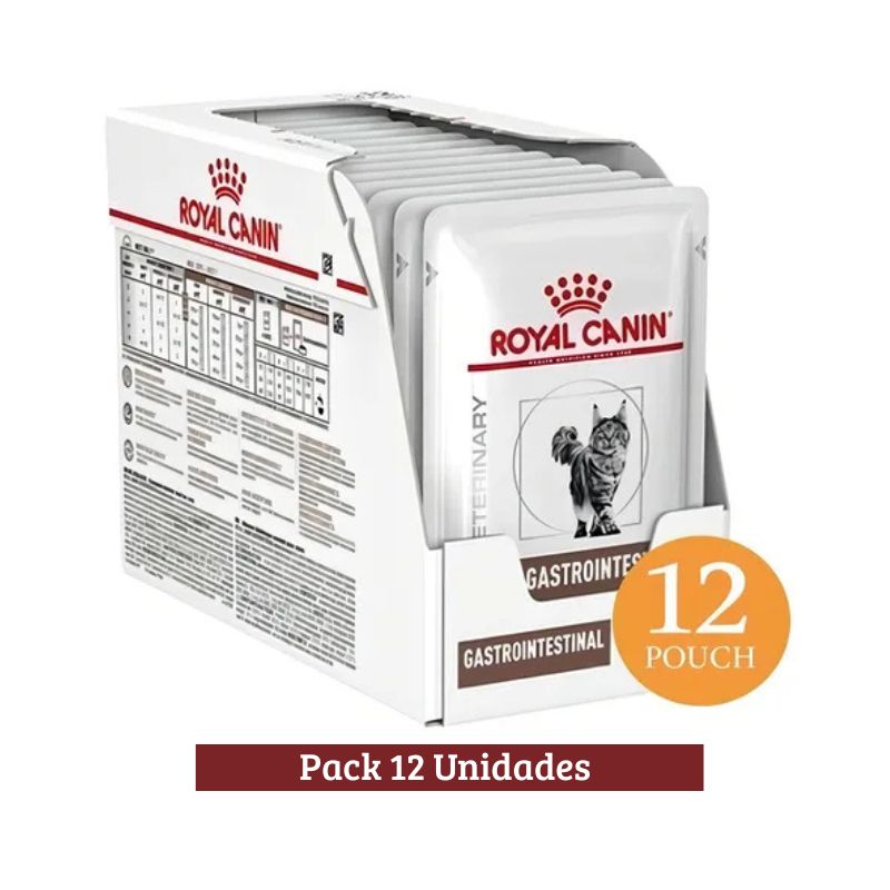 Royal Canin Pack Pouch Gastro Intestinal Felino x 12u 85g
