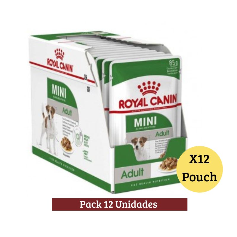 Royal Canin Pack Pouch Mini Adulto x 12u 85g