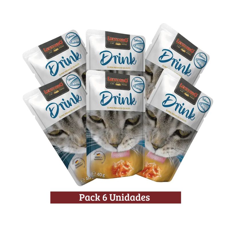 Pack Leonardo Drink Sopa Salmon x6u 40g