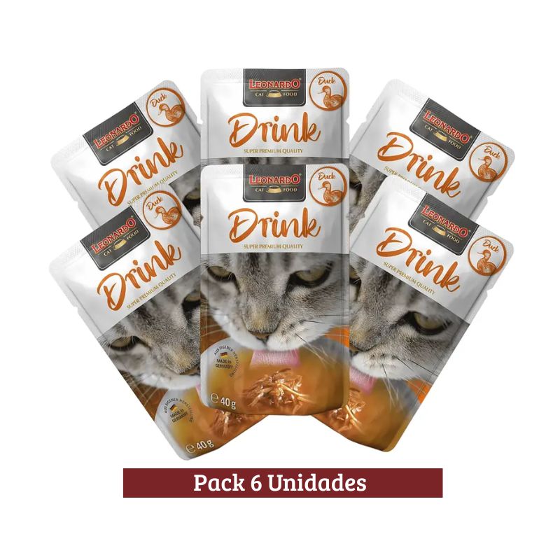 Pack Leonardo Drink Sopa Pato x6u 40g