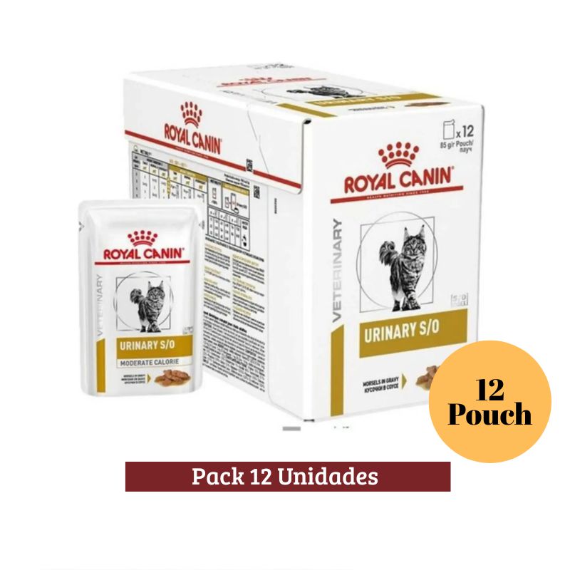 Pack Royal Canin Urinary S/O Cat Pouch x 12u 85g