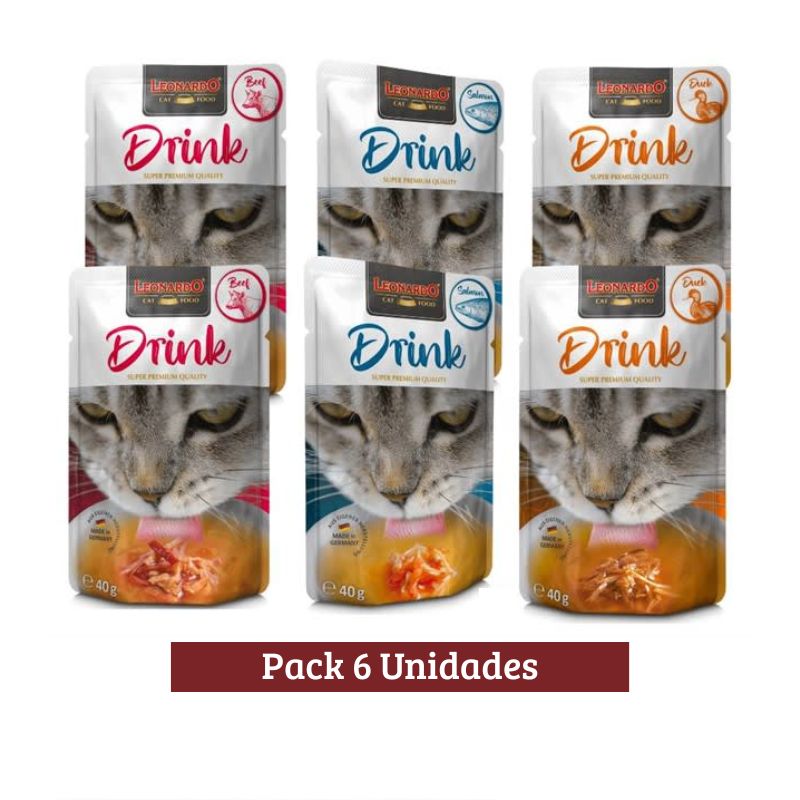 Pack Leonardo Drink Sopa Mixto X 6u 40g