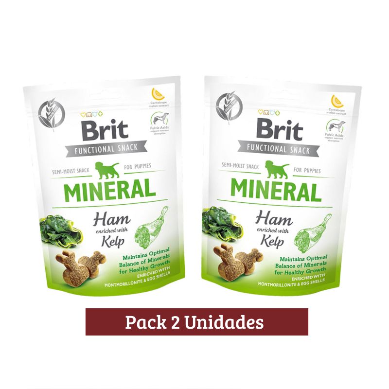 Pack Brit Care Dog Functional Snack Mineral For Puppy  X 2u 150g