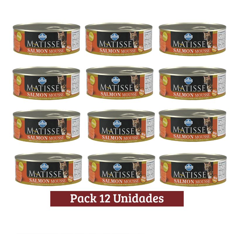 Pack Matisse Mousse De Salmon Enlatado 85g X 12u