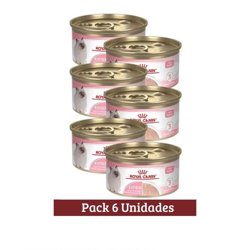 Pack Royal Canin Kitten Instintive x 6u 145g