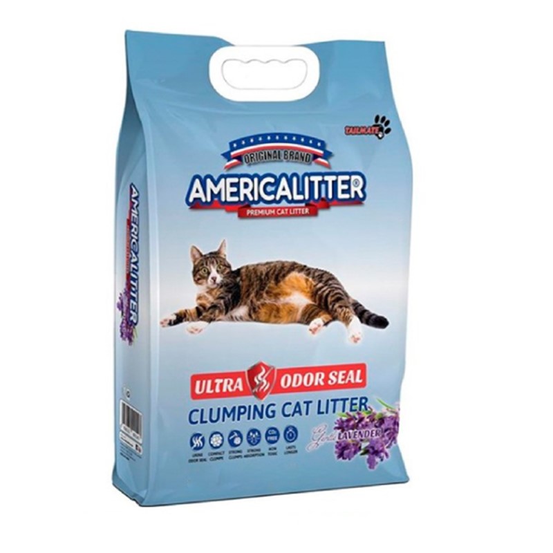 America Litter Arena Aglutinante Aroma Lavanda 15kg