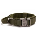 Wonder dog Collar Tactico Reforzado y Asa Verde Talla M