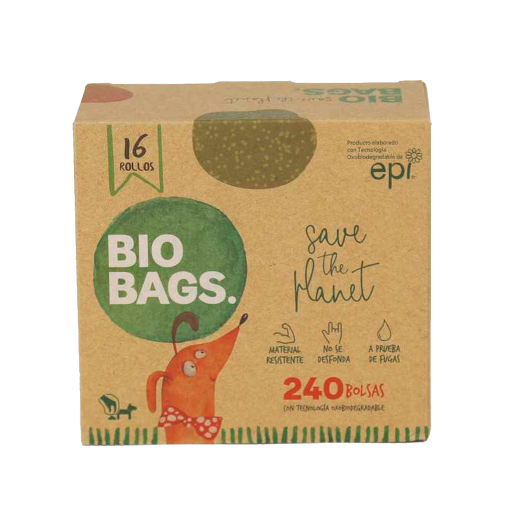 Biobags Bolsas De Desechos Oxobiodegradable 240unid