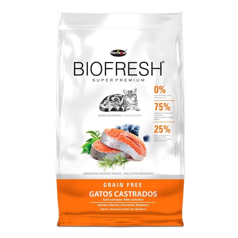 Biofresh Grain Free Gato Adulto Castrados Salmon 1.5kg