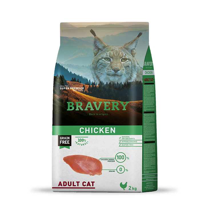 Bravery Adulto Cat Chiken 2kg