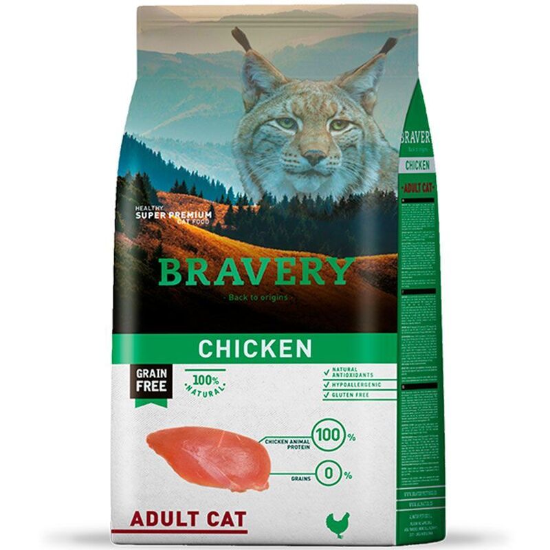 Bravery Adulto Cat Chiken 7kg