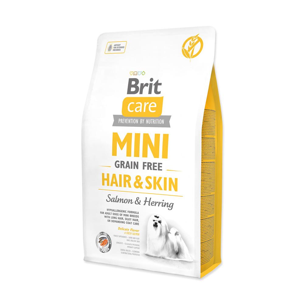 Brit Care Mini Hair Y Skin Salmon &amp; Herring Dog 2kg