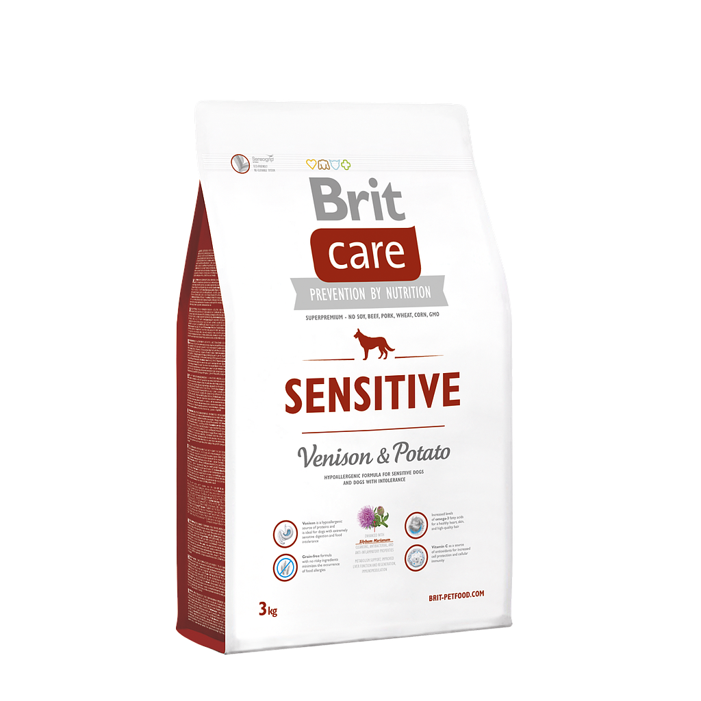 Brit Care Sensitive Venado &amp; Potato Dog 3kg