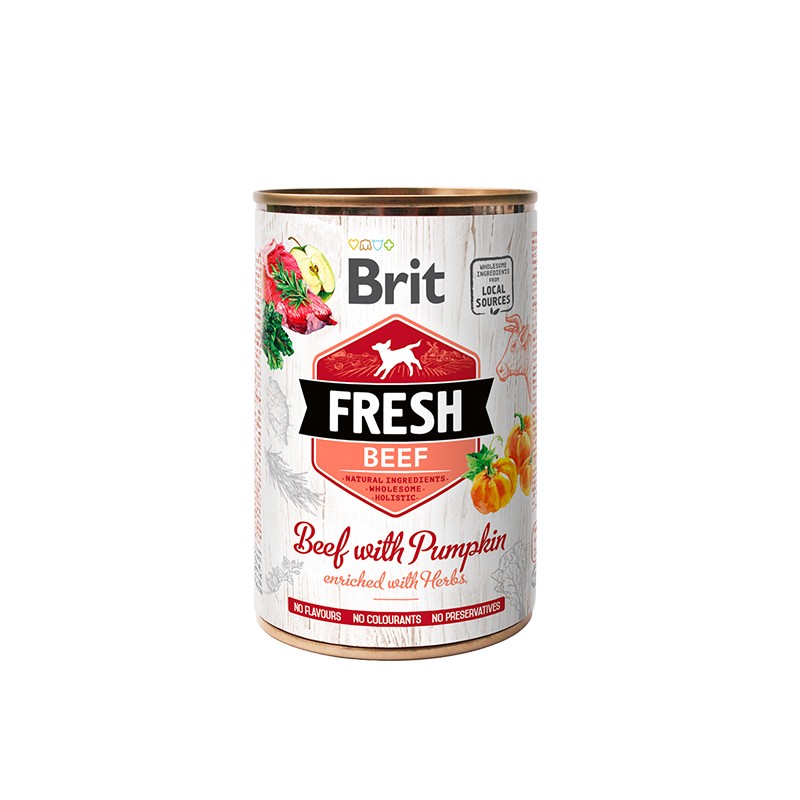 Brit Fresh Perros Carne con Calabaza 400g