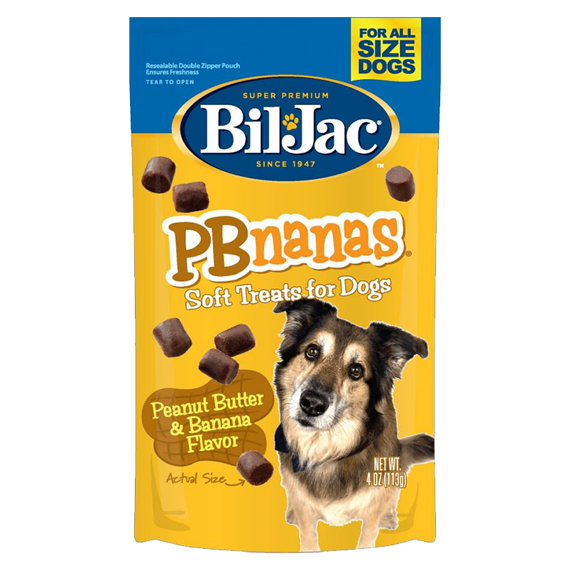 Bil Jac Pbnanas Snack Dog 113g