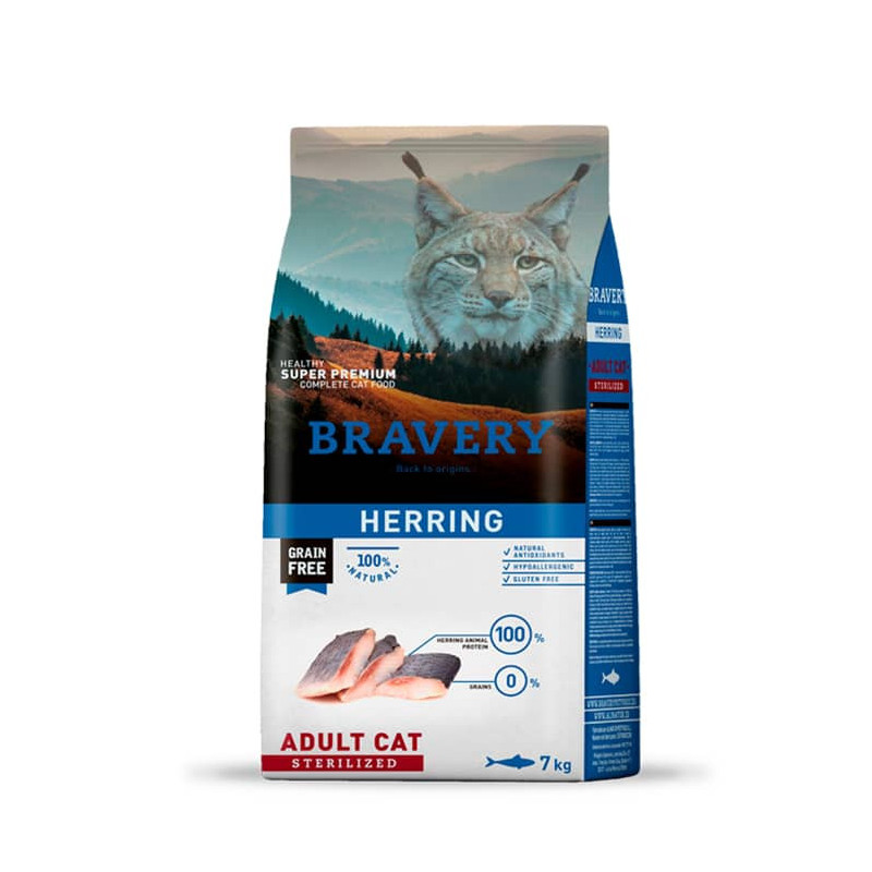 Bravery Herring Adult Cat Sterilized 2kg