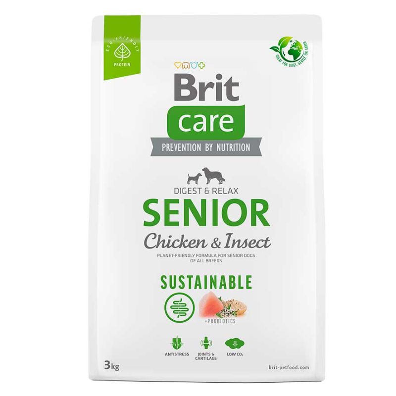 Brit Care Dog Chicken Insect Senior 3kg