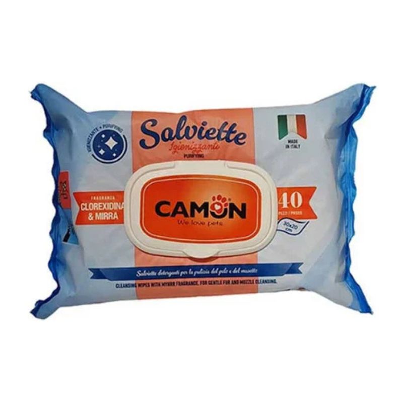 Camon Toallitas Clorexidina &amp; Mirra 40 unid
