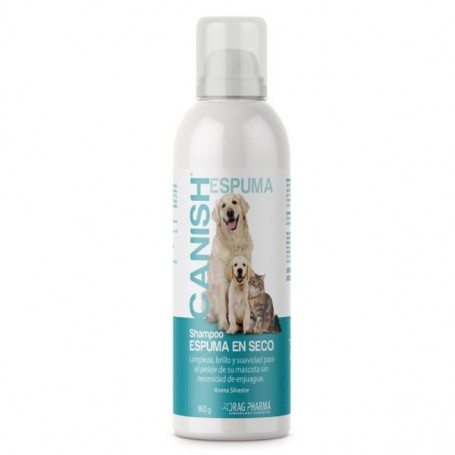 Canish Shampoo Espuma en Seco 160ml
