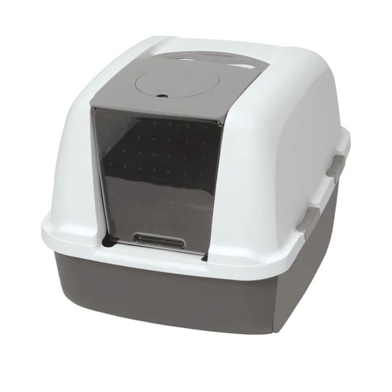 Catit Baño Cerrado Jumbo Gris