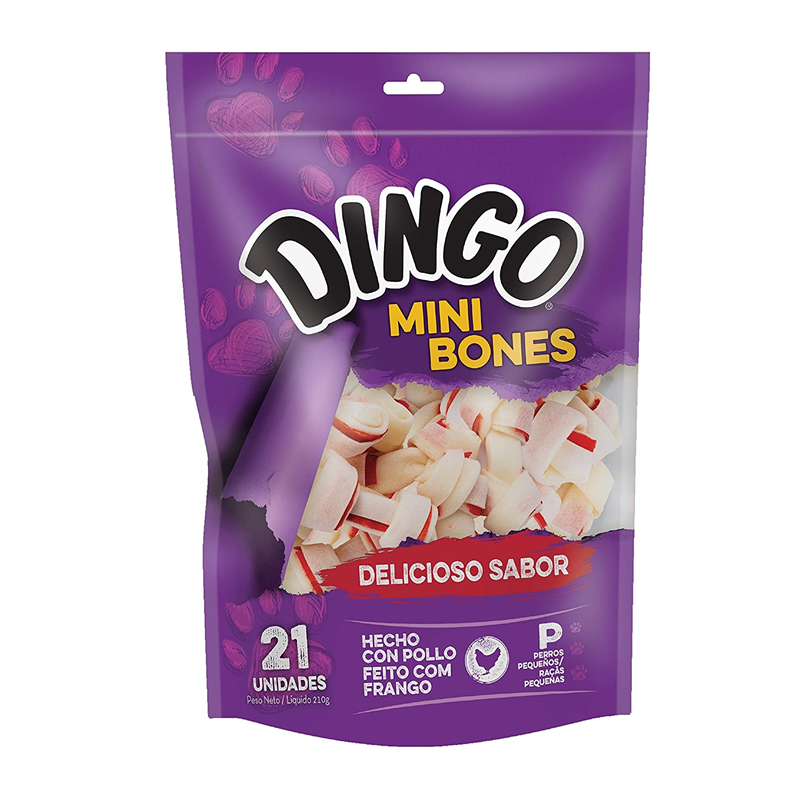 Dingo Mini Bone 21 Pack Snack 210g