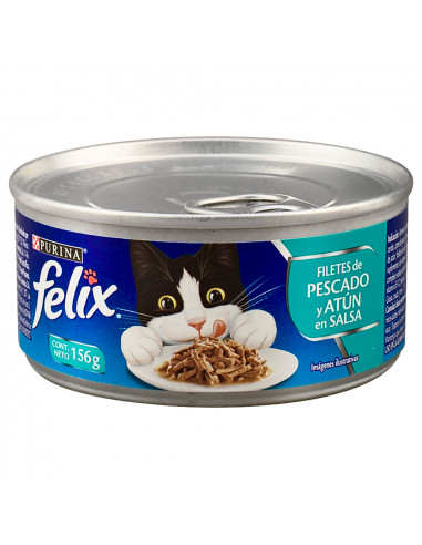 Felix Filetes De Pescado y Atun Lata 156g