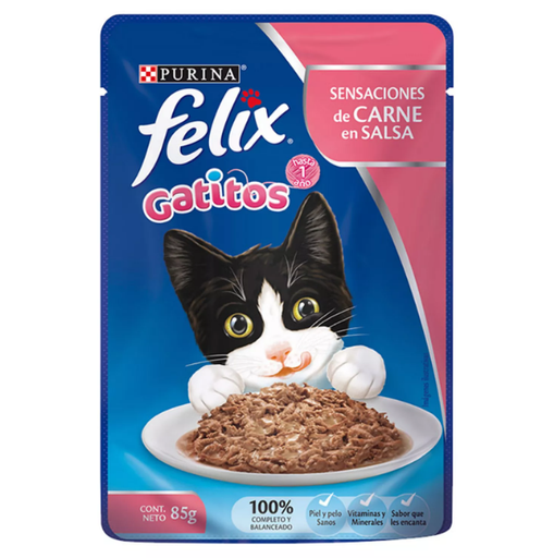 Felix Sensaciones De Carne En Salsa Pouch 85g