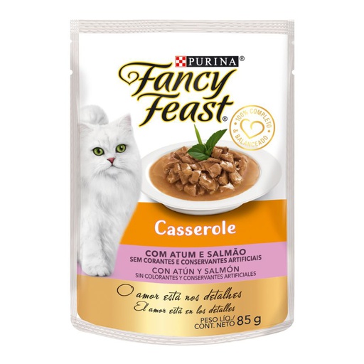 Pack Fancy Pouch Casserole Atun Salmon x 15u 85g