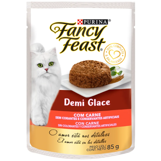 Pack Fancy Pouch Demi Glace Carne x 15u 85gr