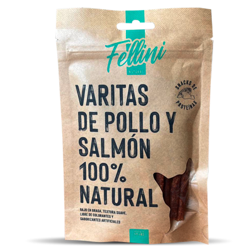 Fellini Natural Varita de Pollo y Salmon Snack para Gato 50g