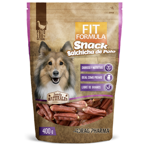 Fit Formula Snack Salchicha De Pato Perro 400g
