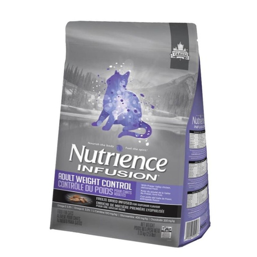 Nutrience Infusion Gato Adulto Control de Peso 5kg