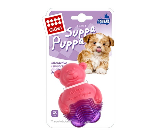 Gigwi Suppa Puppa Bear Pink XS