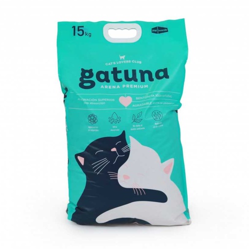 Gatuna Arena Aglutinante Aroma Lavanda 15kg