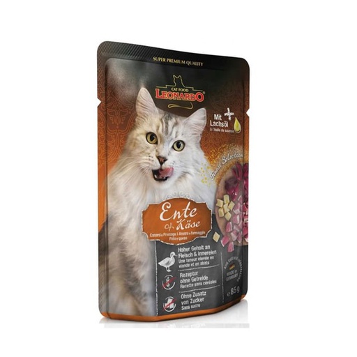 Leonardo Finest Selection Cat Pato y Queso 85g