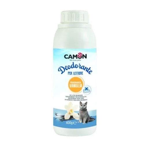Camon Desodorante para Sanitario de Gatos 400g Vainilla