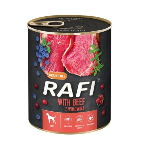 Rafi Dog Lata Beef Blueberry and Cranberry 800g