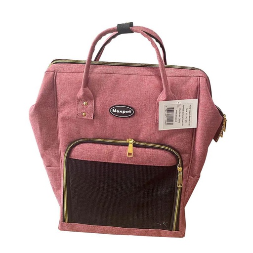 Maxpet Bolso de Transporte Para Mascota Rosada