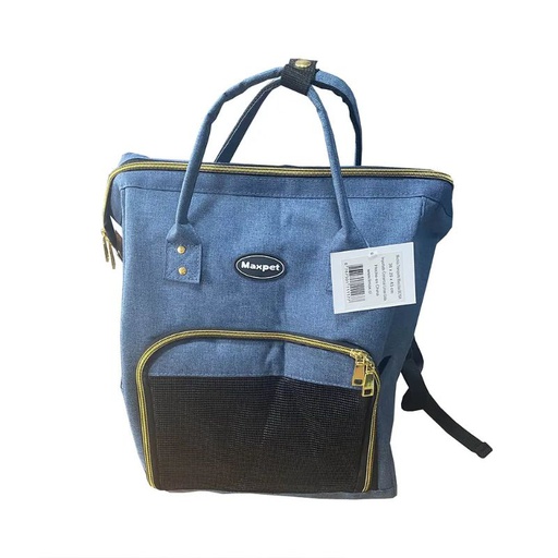 Maxpet Bolso de Transporte Para Mascota Azul