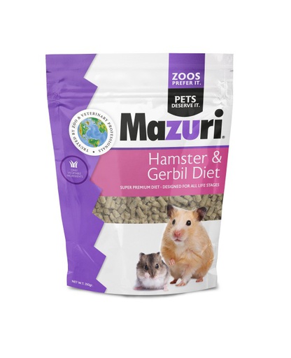 Mazuri Hamster y Gerbil Diet  Hamsters y Jerbos 350g