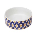 Brnx Bwl Plato Ceramica Vintage Azul L