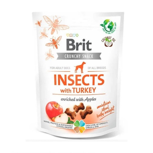 Brit Care Dog Crunchy Insects With Pavo 200g
