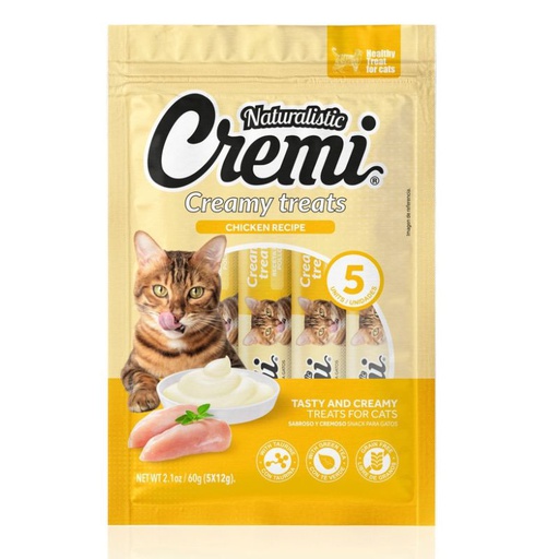 Naturalistic Cremi Pollo Snack Cremoso Gato 60g