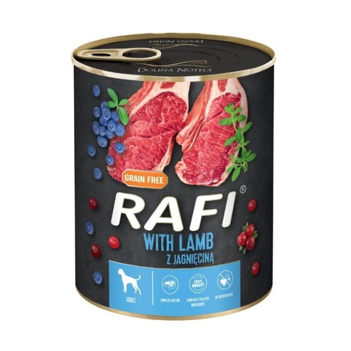 Rafi Dog Lata Lamb Blueberry and Cranberry 800g