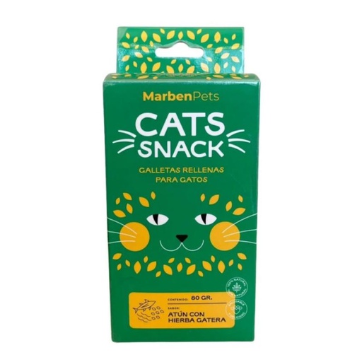 Marben Cats Snack Galleta Atun con Hierba Gatera 80g