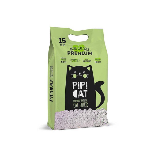 Pipi Cat Arena Aglutinante Lavanda 15kg