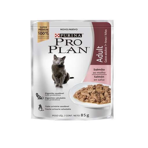 Pro Plan Adult Cat Salmon En Salsa Pouch 85g