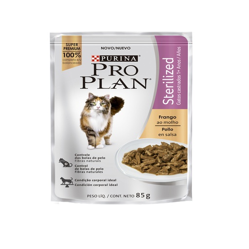 Pro Plan Sterilized Pollo en Salsa Pouch 85g